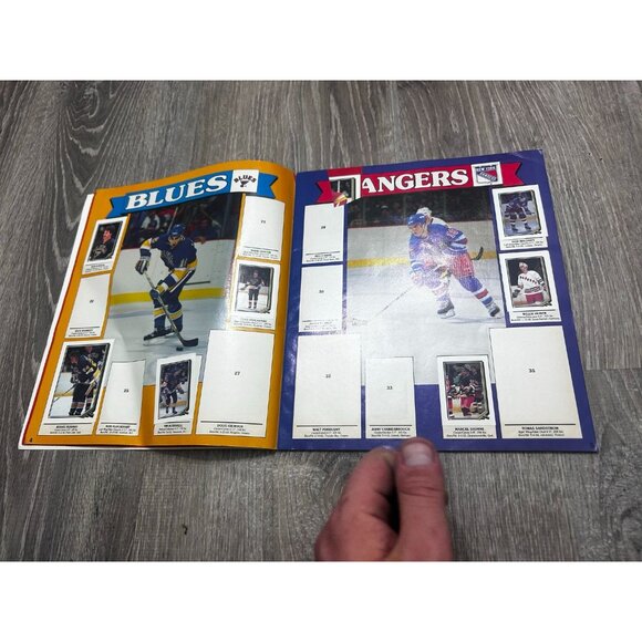 1987 O Pee Chee NHL Sticker Album Book With Wayne Gretzky Cover - Picture 4 of 8